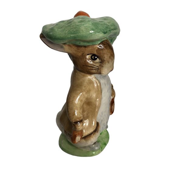 Beseick Beatrix Potter Benjamin Bunny Porcelain Figurine F Warne 1948 England - Picture 2 of 5